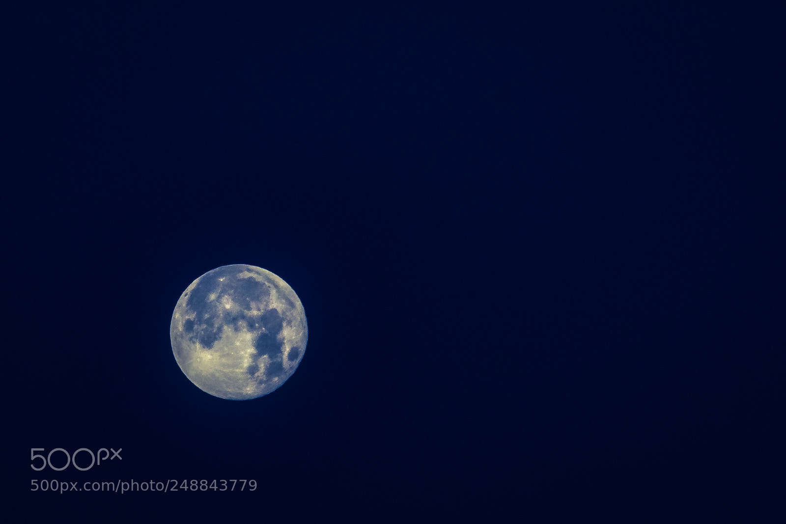 Canon EOS 60D sample photo. Full moon photography