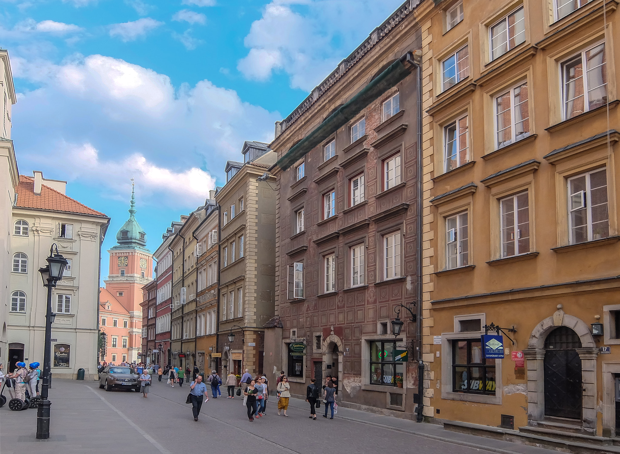 Fujifilm XQ1 sample photo. A street of old warsaw/ poland. photography