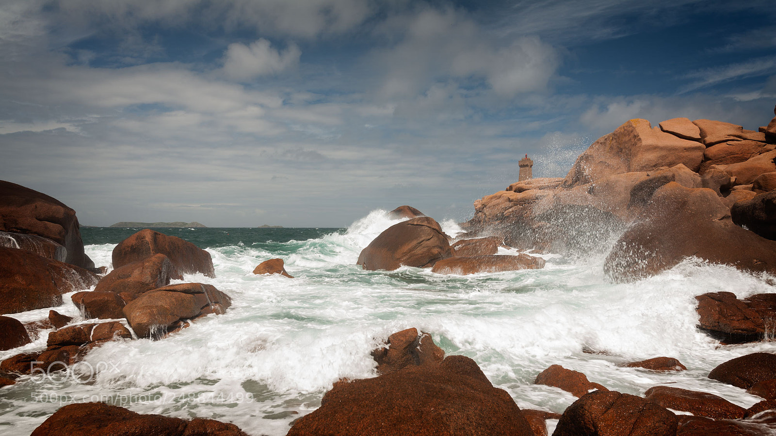 Canon EOS 5D sample photo. Ploumanac'h phare photography