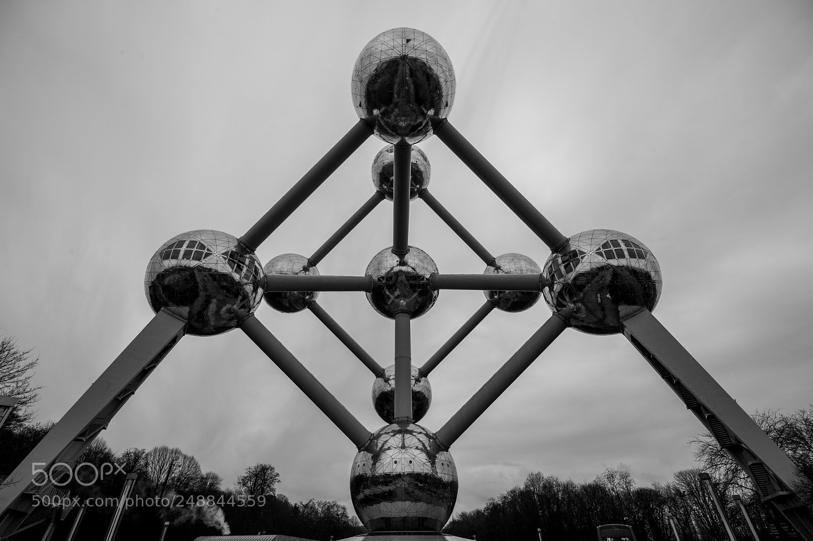 Nikon D700 sample photo. Atomium - brussels photography
