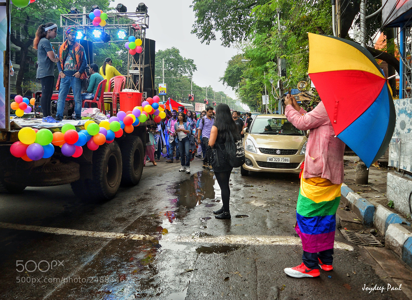 Nikon D3300 sample photo. Rainbow walk photography
