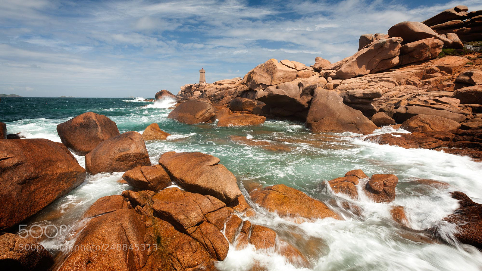 Canon EOS 5D sample photo. Ploumanac'h phare photography