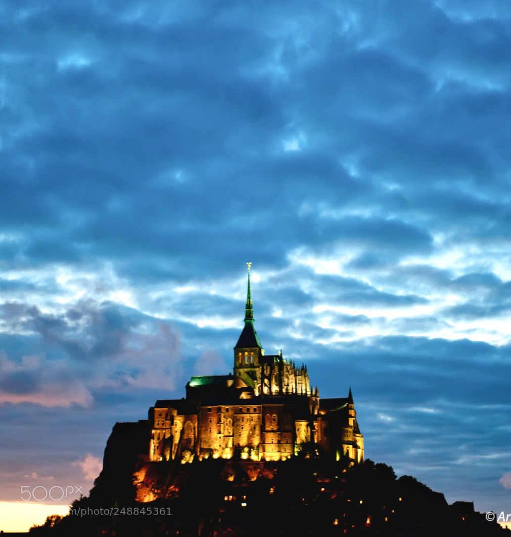 Nikon D3 sample photo. Mont saint michel photography