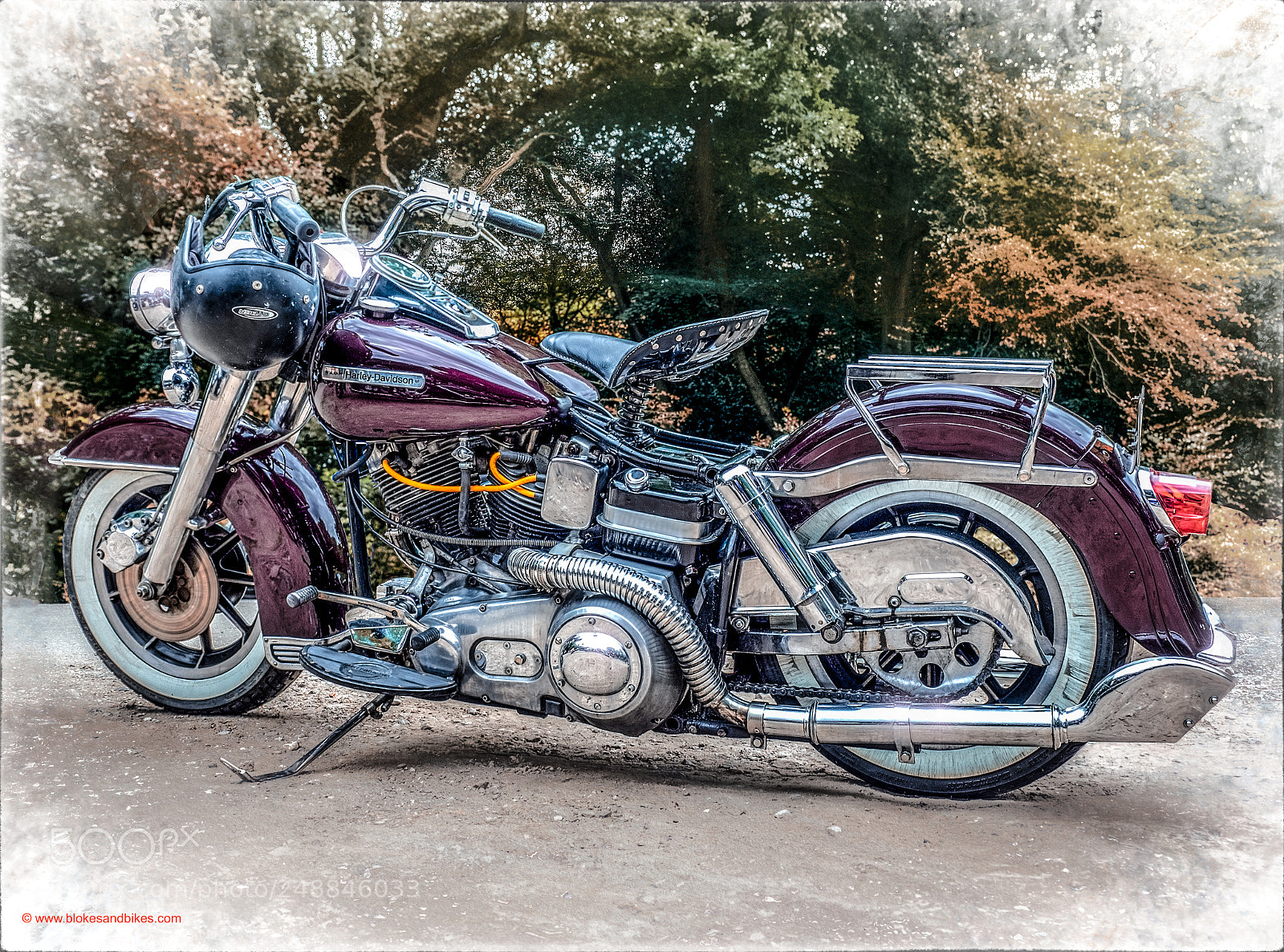 Olympus OM-D E-M1 sample photo. Harley davidson photography