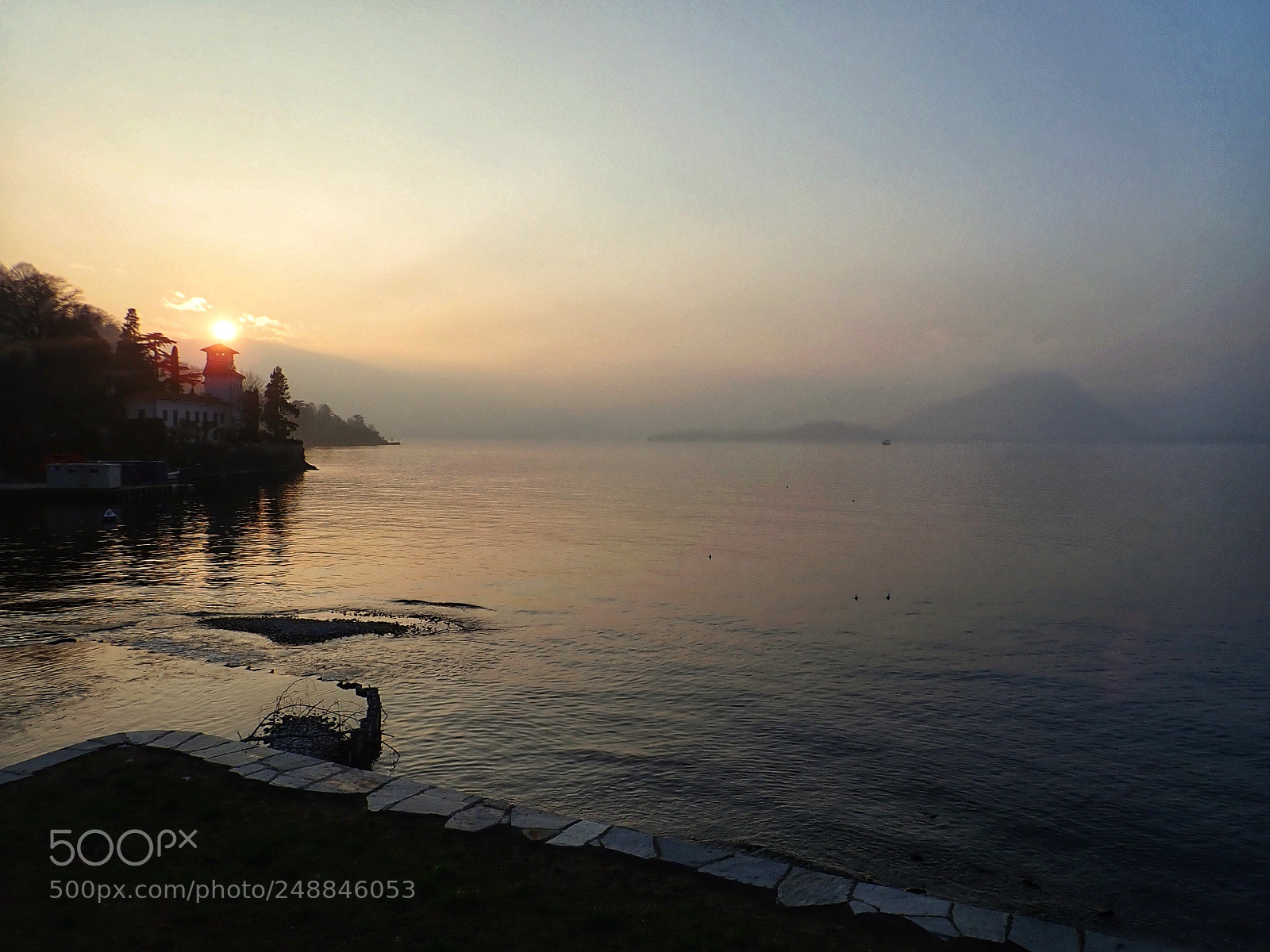 Olympus TG-5 sample photo. Tramonto sul lago maggiore photography
