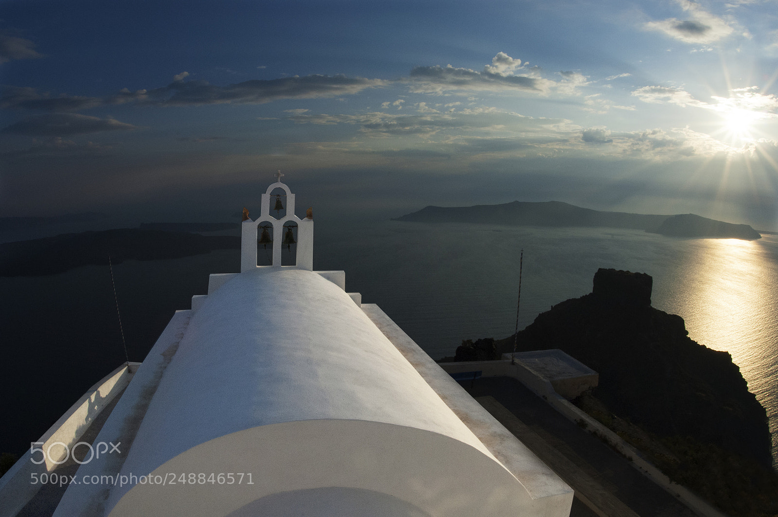 Nikon D2X sample photo. Santorini greece photography