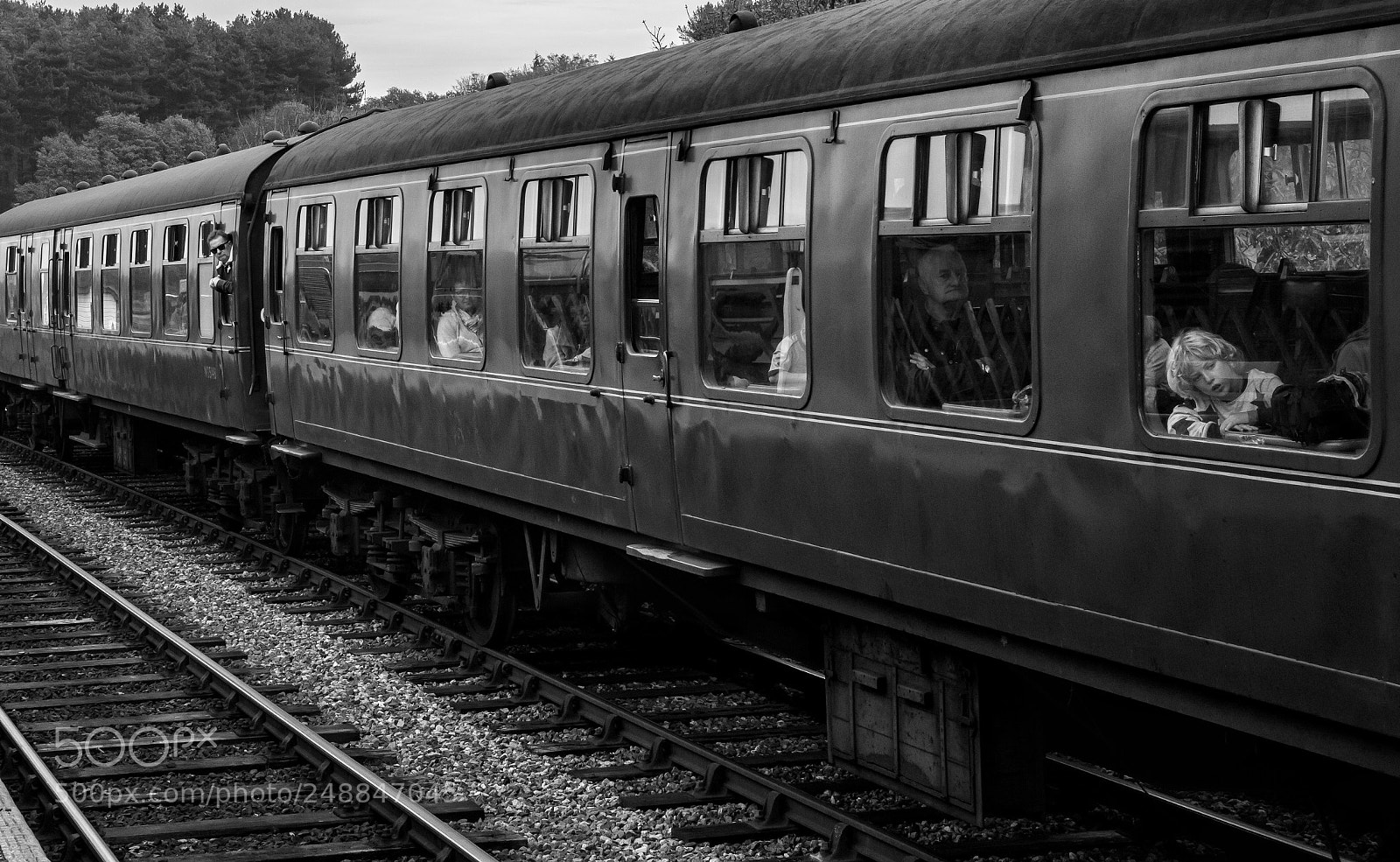 Nikon D810 sample photo. Trains photography