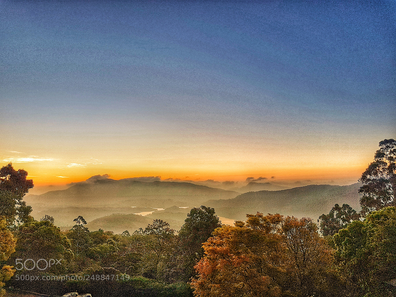 Samsung Galaxy S7 Edge sample photo. Sunrise at munnar photography