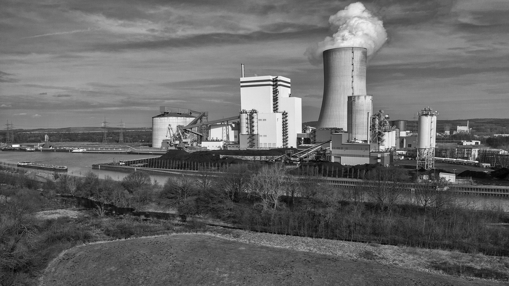 Canon PowerShot S110 sample photo. Coal-fired power station photography
