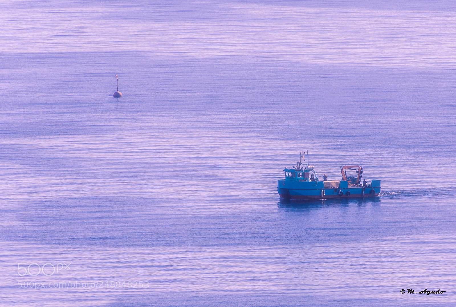 Nikon D7500 sample photo. Barco azul - blue photography