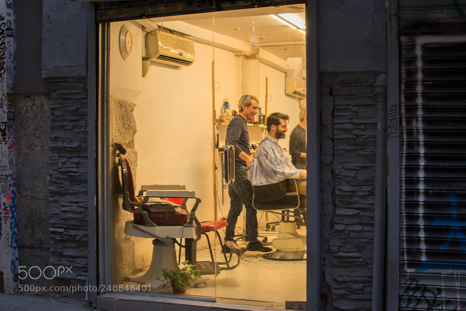 Nikon D610 sample photo. In the barber shop photography
