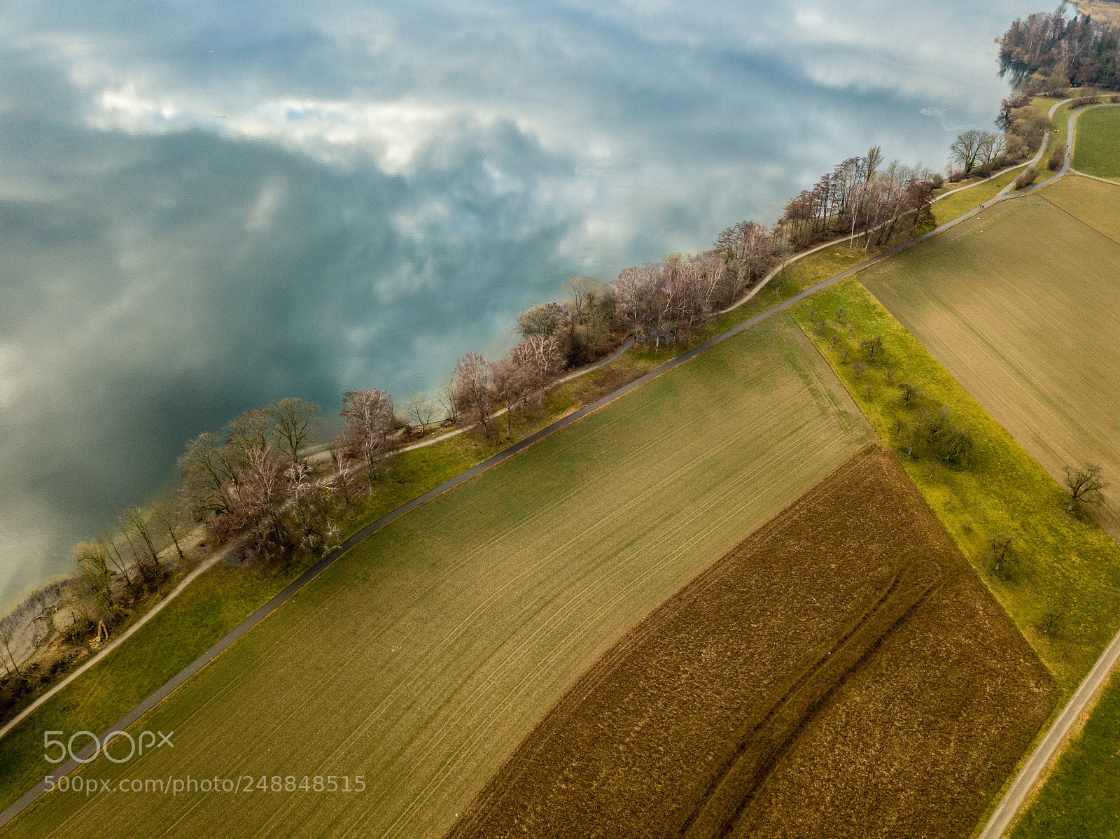 DJI FC220 sample photo. Way at the water photography