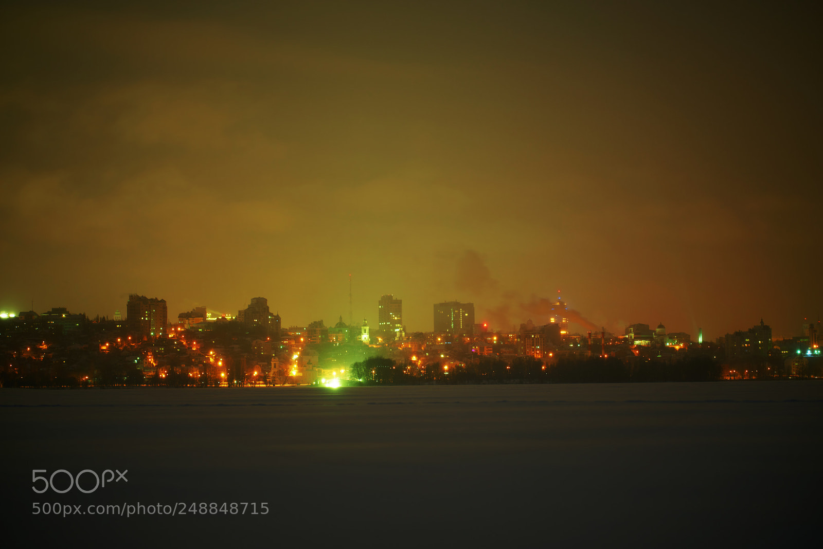 Sony a7R sample photo. Night city photography