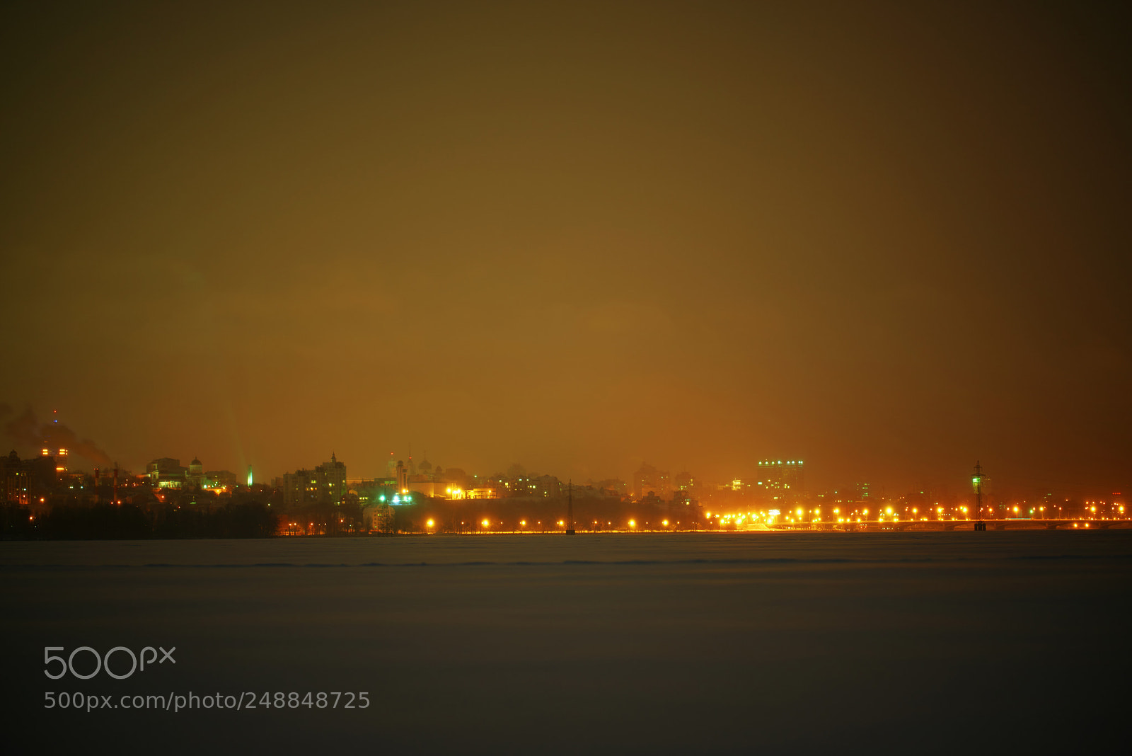 Sony a7R sample photo. Night city photography