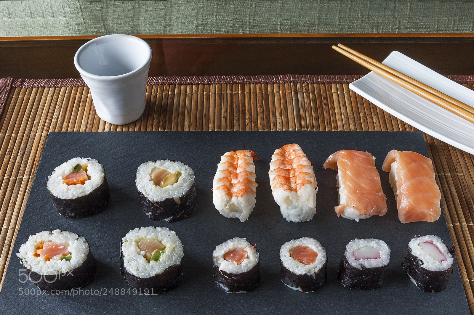 Nikon D70 sample photo. Sushi photography
