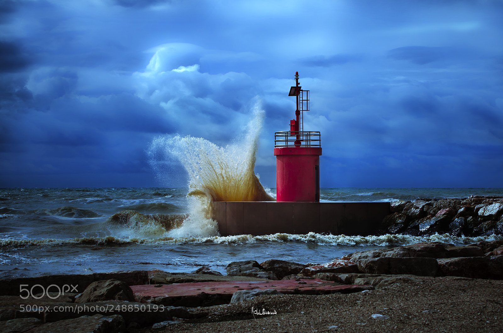 Nikon D7000 sample photo. Il faro color photography