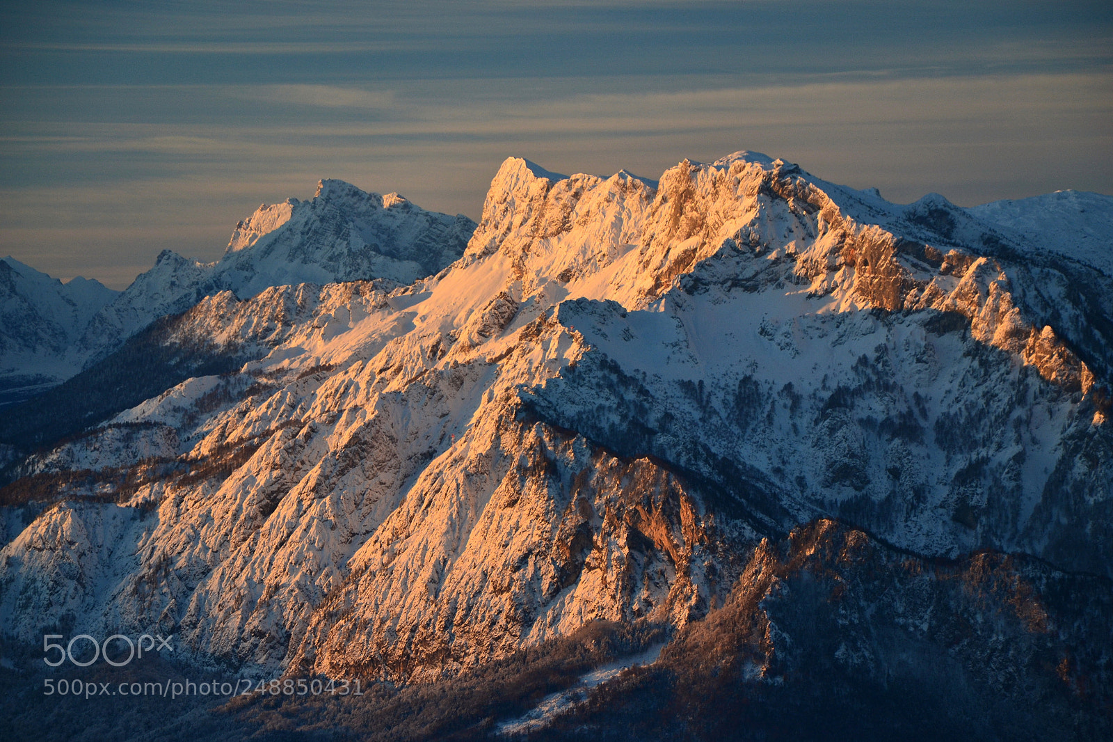 Nikon D3100 sample photo. The untersberg in winter photography