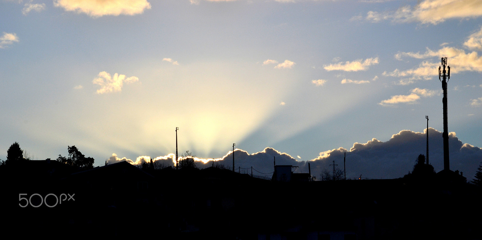 Nikon D3100 sample photo. Sunset photography