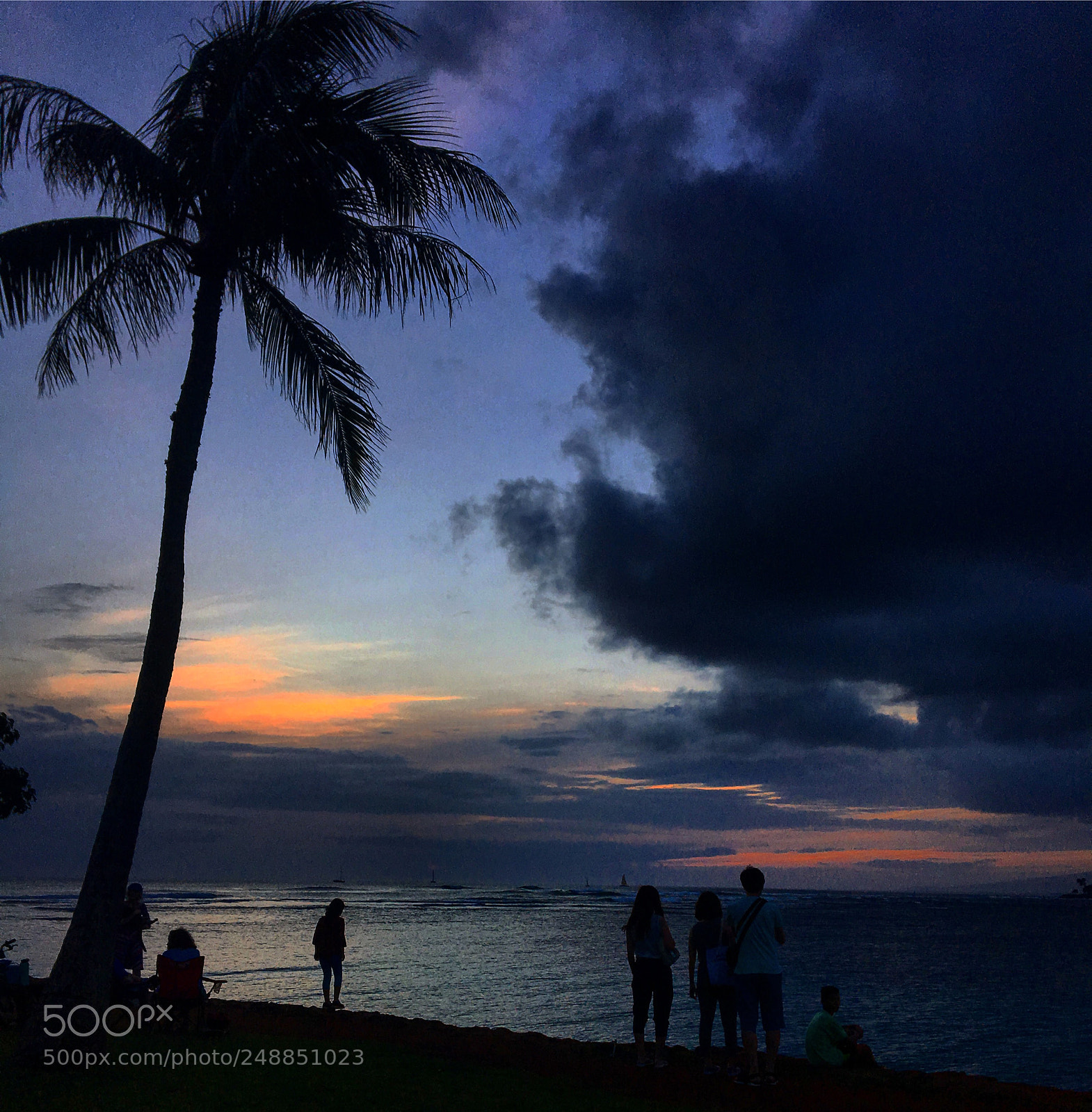 Apple iPhone 6s sample photo. Sunset in honolulu photography