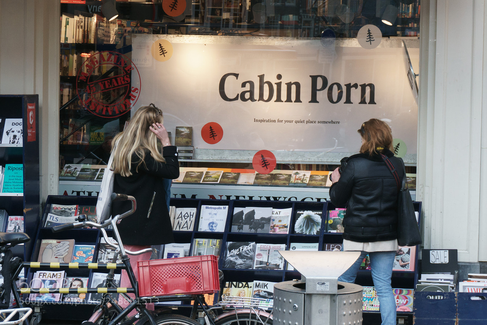 Sony a6000 sample photo. Funny bookstore ad photography