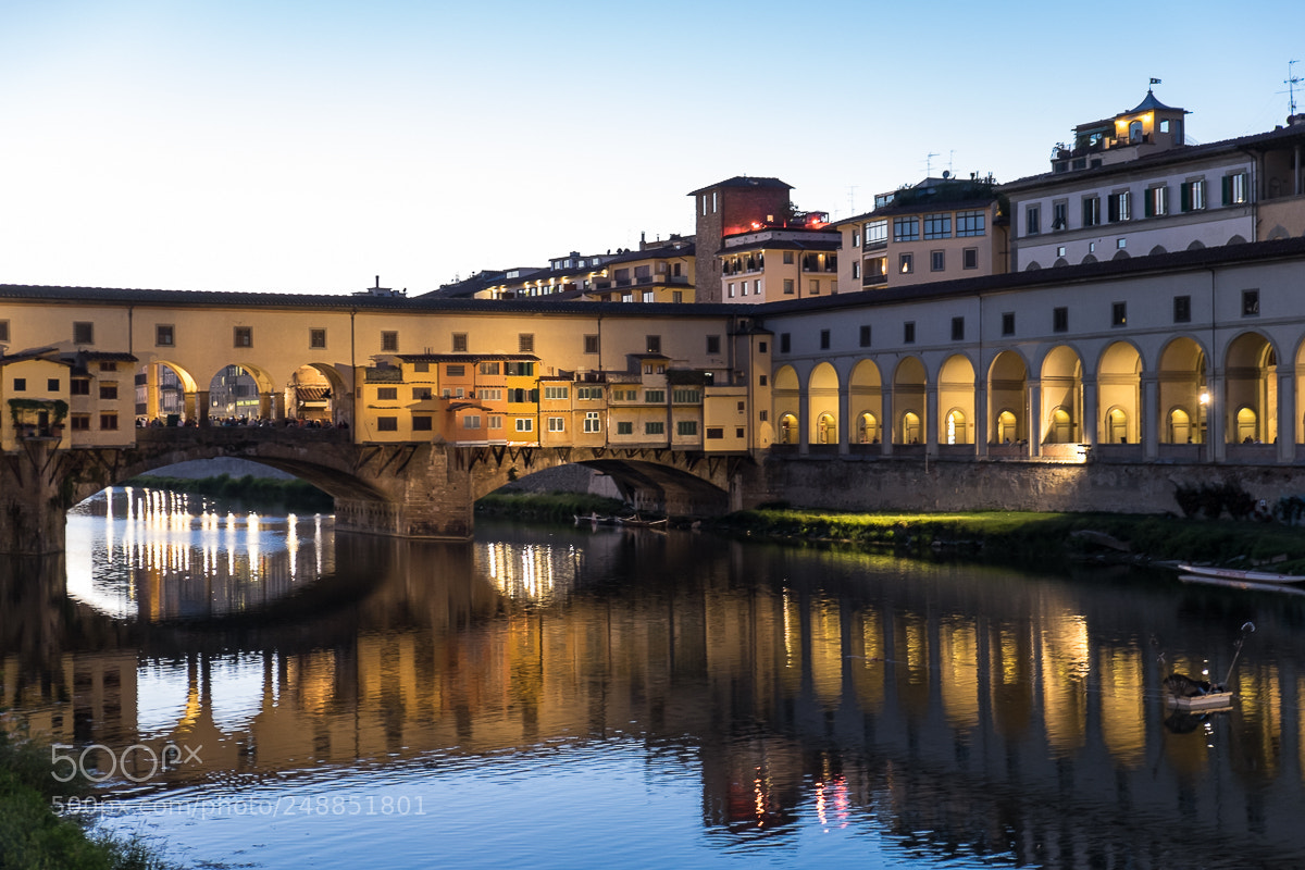 Fujifilm X-T1 sample photo. Ponte vecchio, florence photography