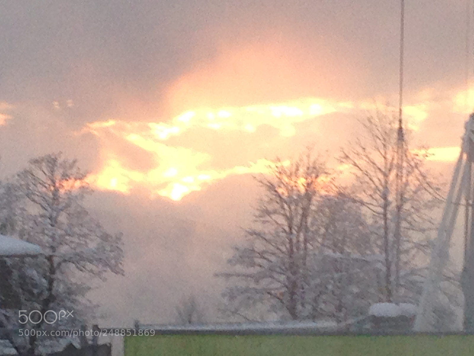 Apple iPhone 5 sample photo. Winter sonnen wolken photography