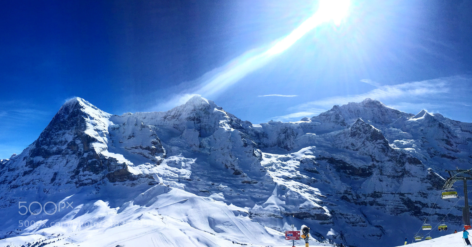 Apple iPhone 6 sample photo. Eiger mönch jungfrau photography