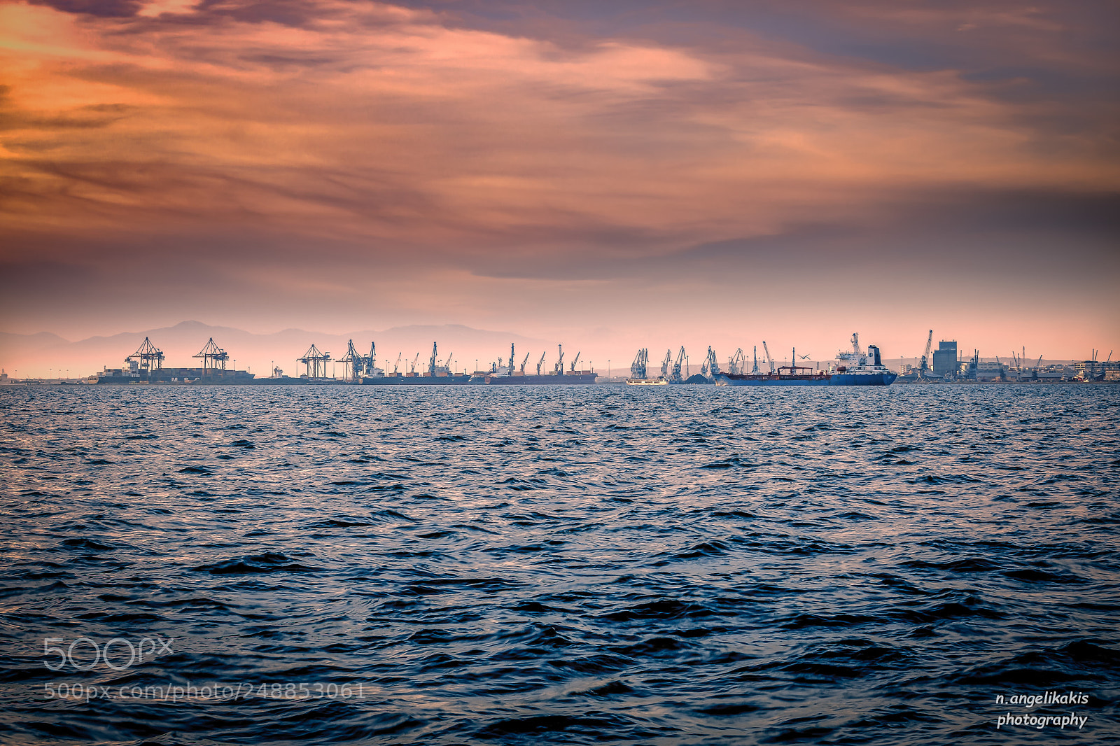Canon EOS 750D (EOS Rebel T6i / EOS Kiss X8i) sample photo. Thessaloniki,harbor. photography