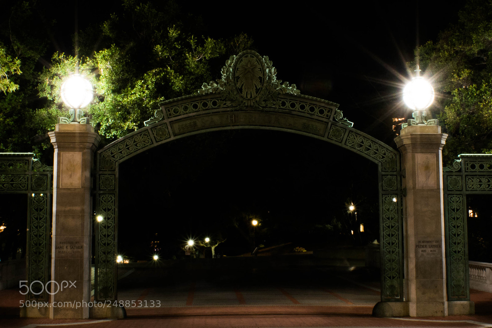 Nikon D3300 sample photo. Berkeley campus at night photography
