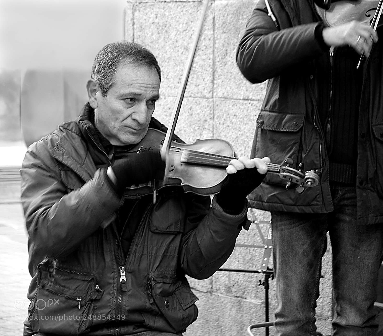 Pentax K-50 sample photo. Street music photography
