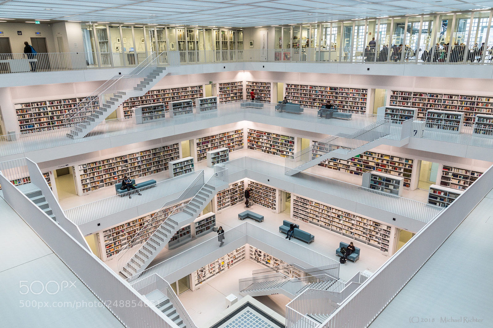 Sony SLT-A65 (SLT-A65V) sample photo. Stadtbibliothek stuttgart photography