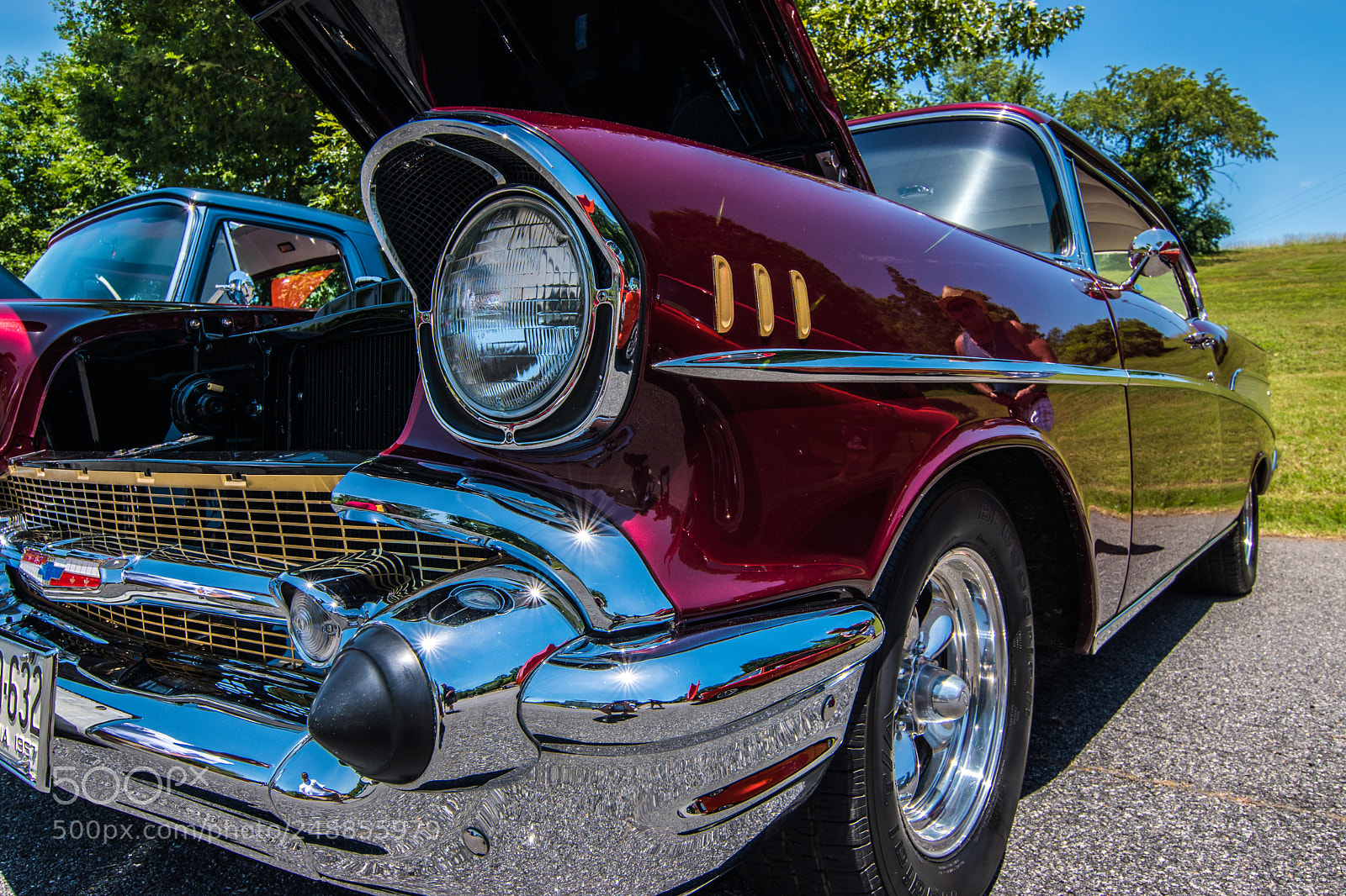 Nikon D5500 sample photo. Chevrolet bel air 1957 photography