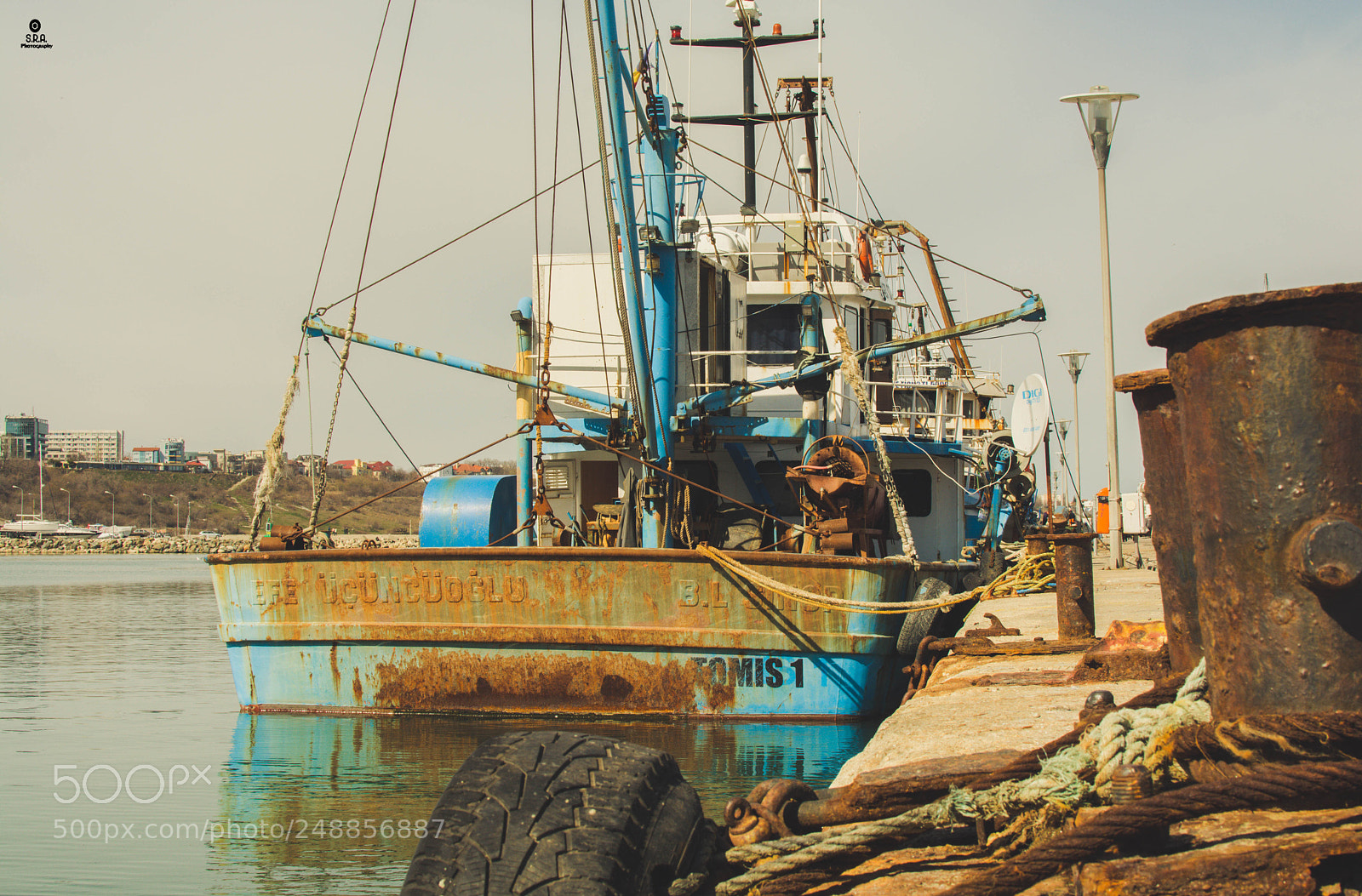 Nikon D5200 sample photo. A rusty ship at photography