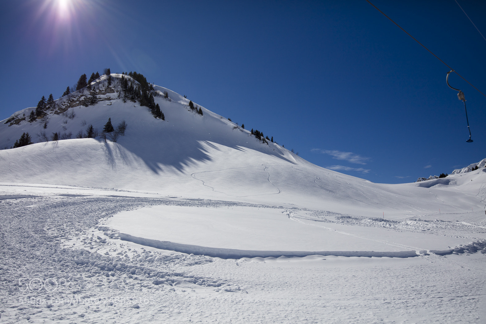 Canon EOS 5DS sample photo. Snow mountains in les photography