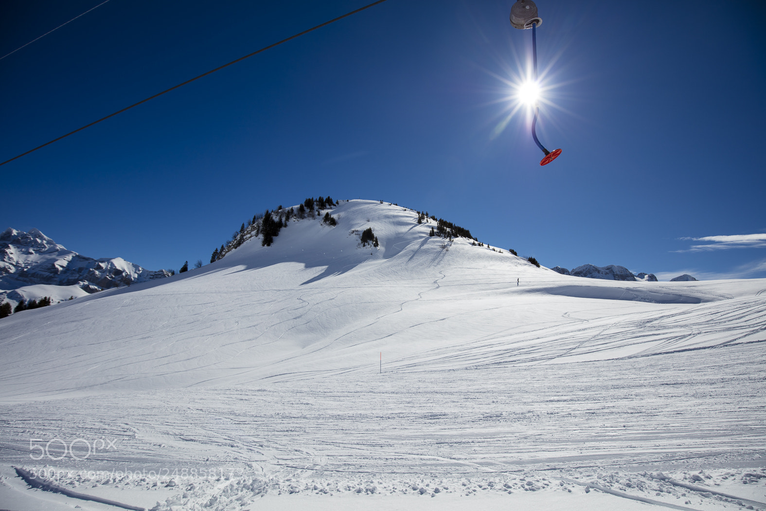 Canon EOS 5DS sample photo. Snow mountains in les photography
