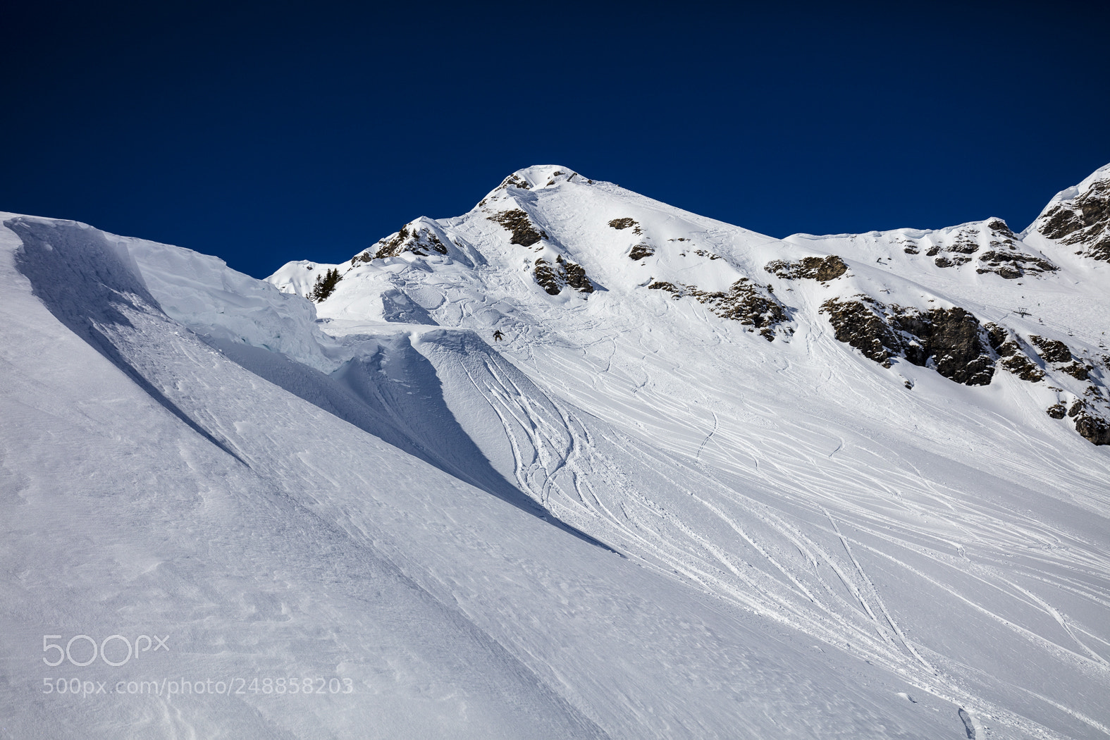 Canon EOS 5DS sample photo. Snow mountains in les photography
