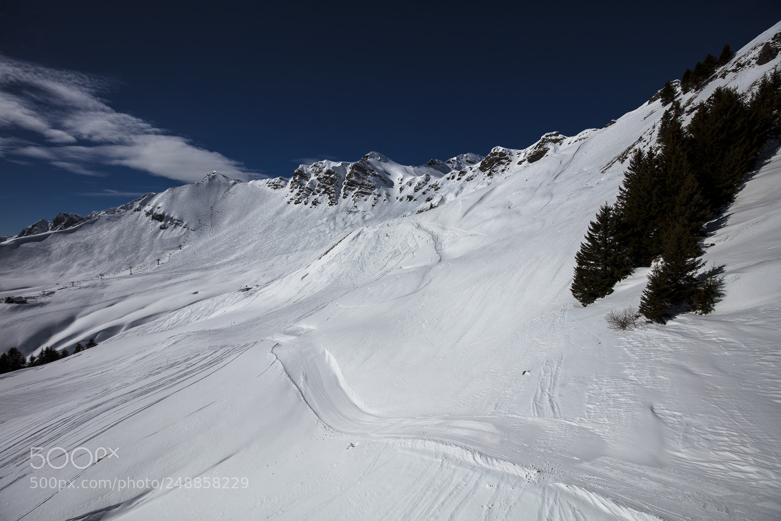 Canon EOS 5DS sample photo. Snow mountains in les photography