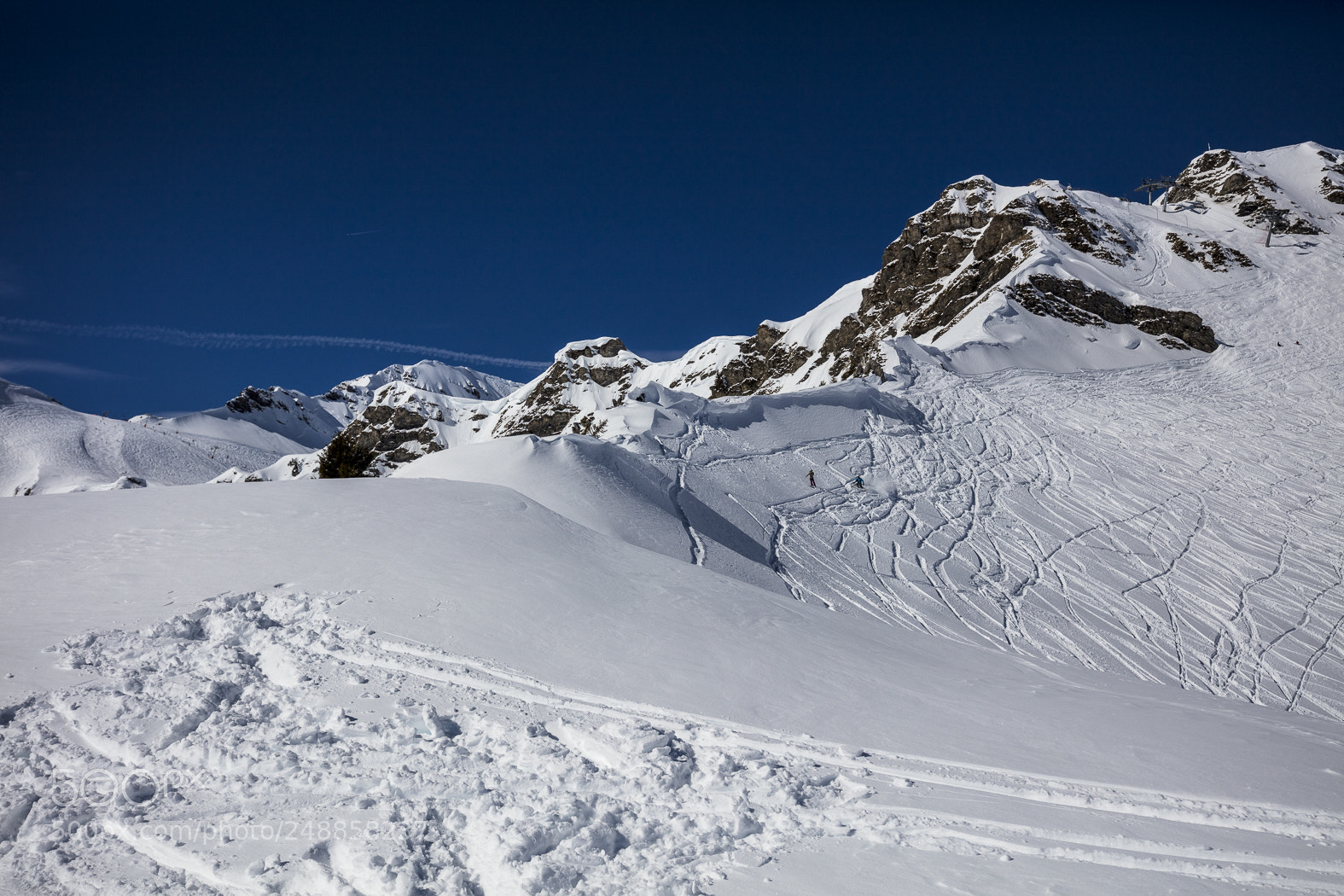 Canon EOS 5DS sample photo. Snow mountains in les photography