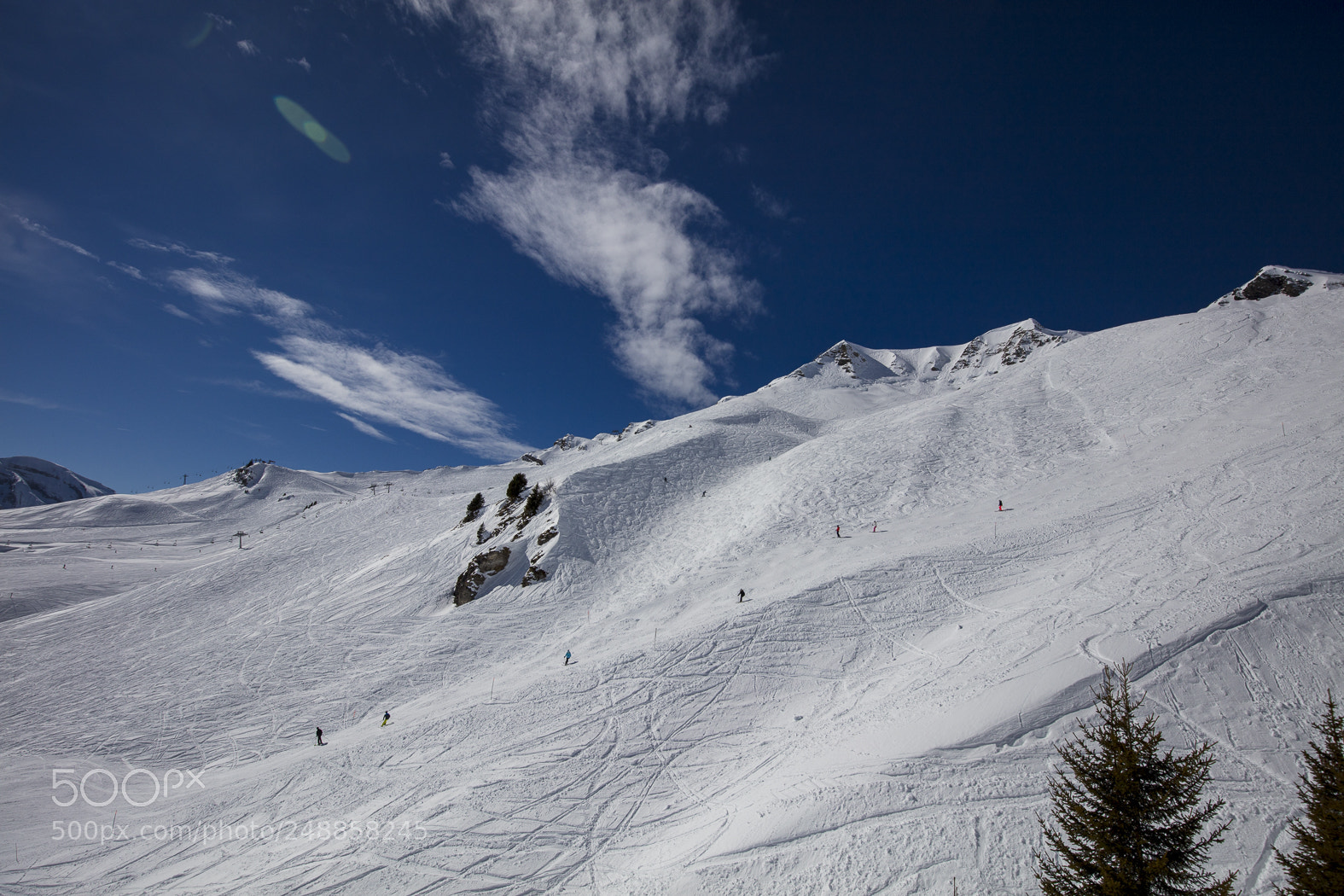 Canon EOS 5DS sample photo. Snow mountains in les photography