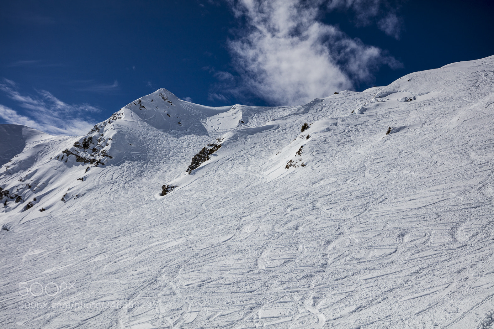 Canon EOS 5DS sample photo. Snow mountains in les photography