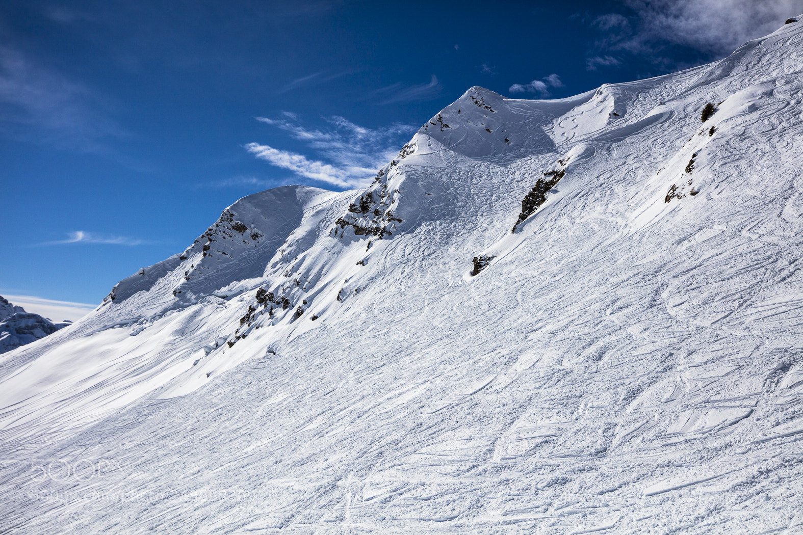 Canon EOS 5DS sample photo. Snow mountains in les photography