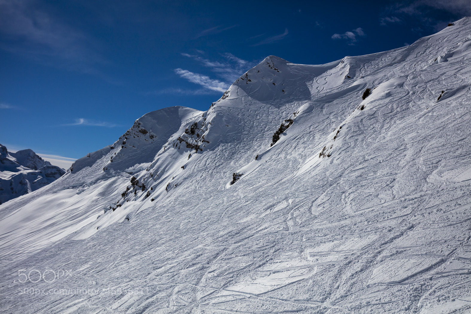 Canon EOS 5DS sample photo. Snow mountains in les photography
