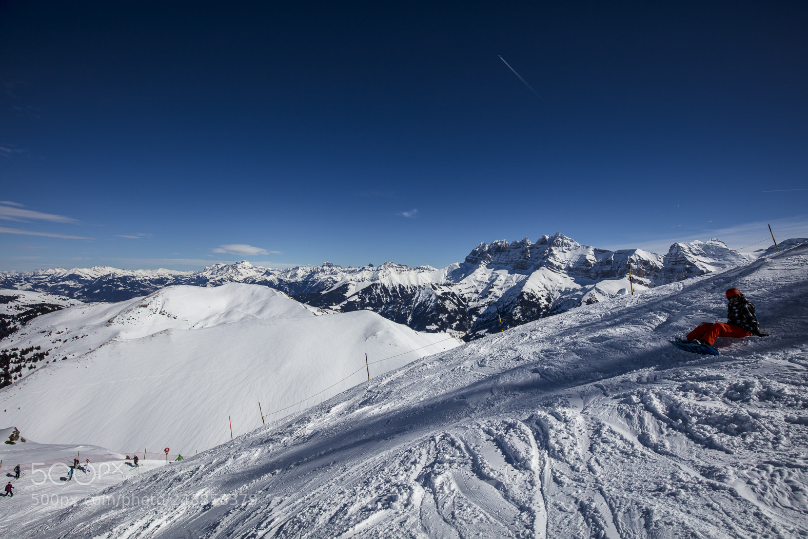 Canon EOS 5DS sample photo. Snow mountains in les photography