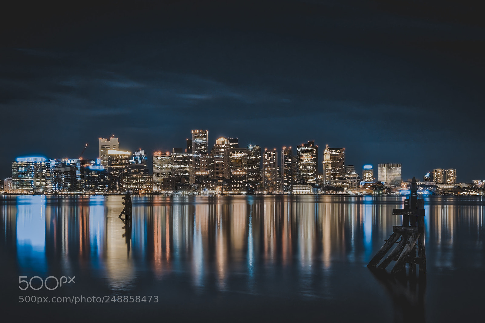Sony a7 II sample photo. Boston skyline photography
