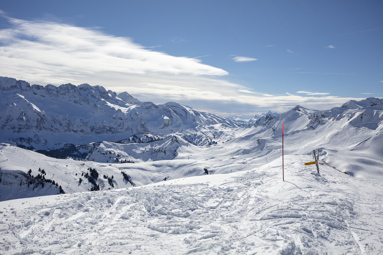 Canon EOS 5DS sample photo. Snow mountains in les photography