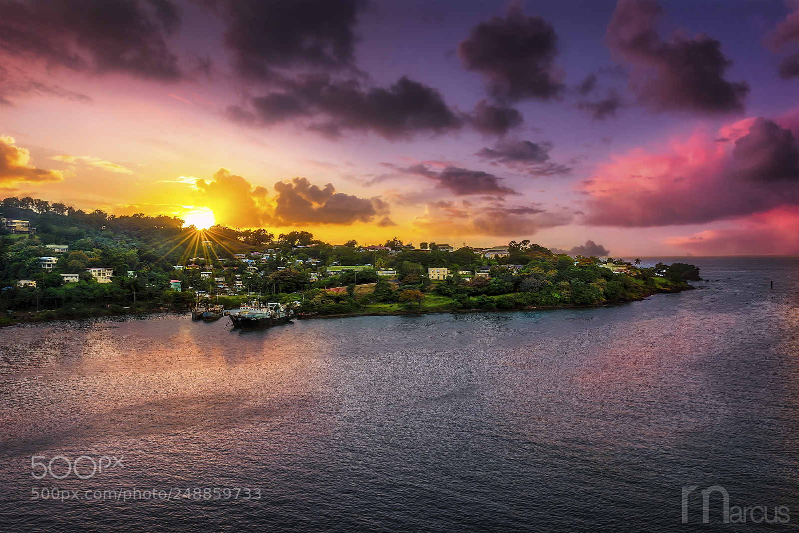 Nikon D810 sample photo. Sunset off the coast photography