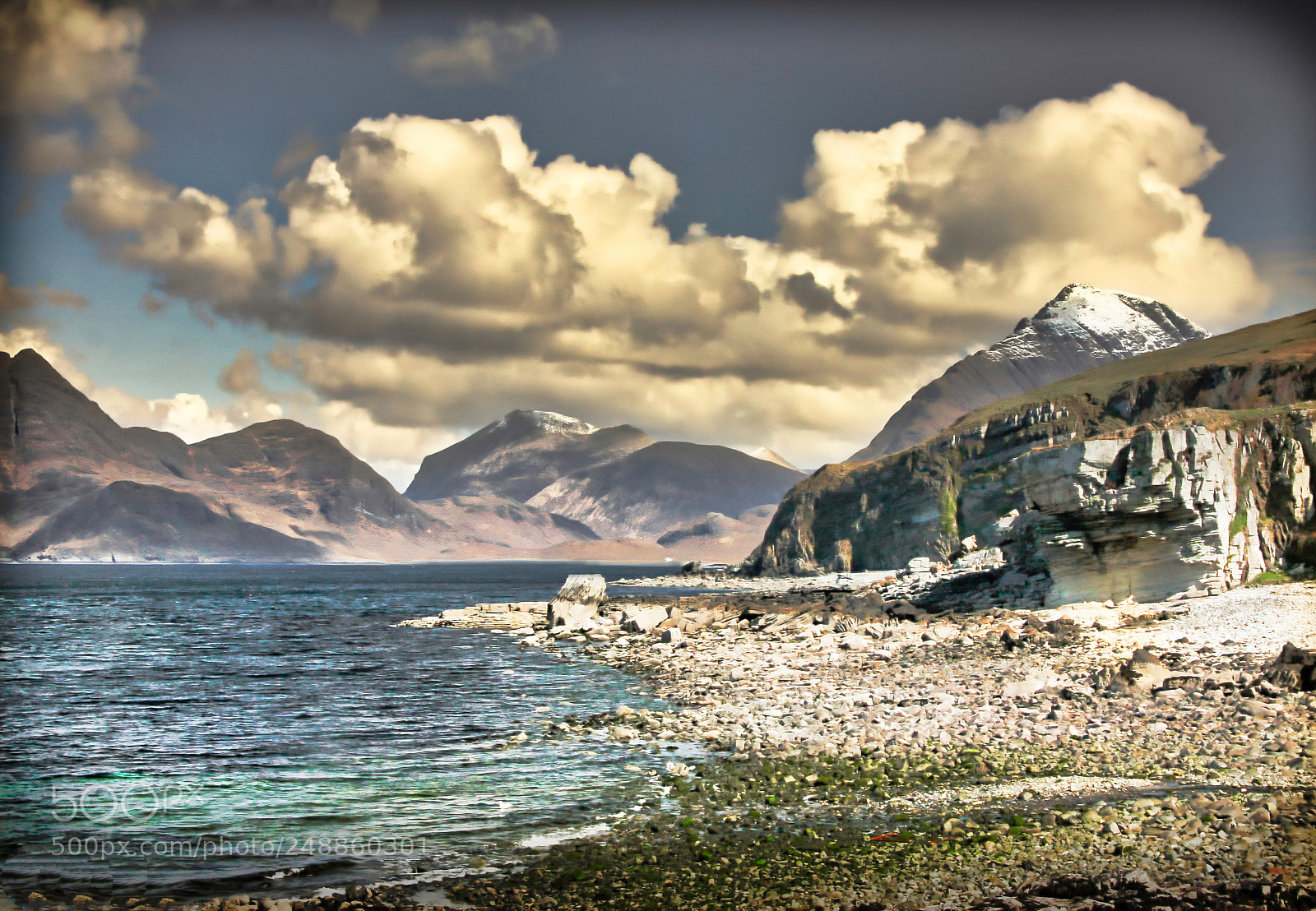 Canon EOS 40D sample photo. Isle of skye bay photography