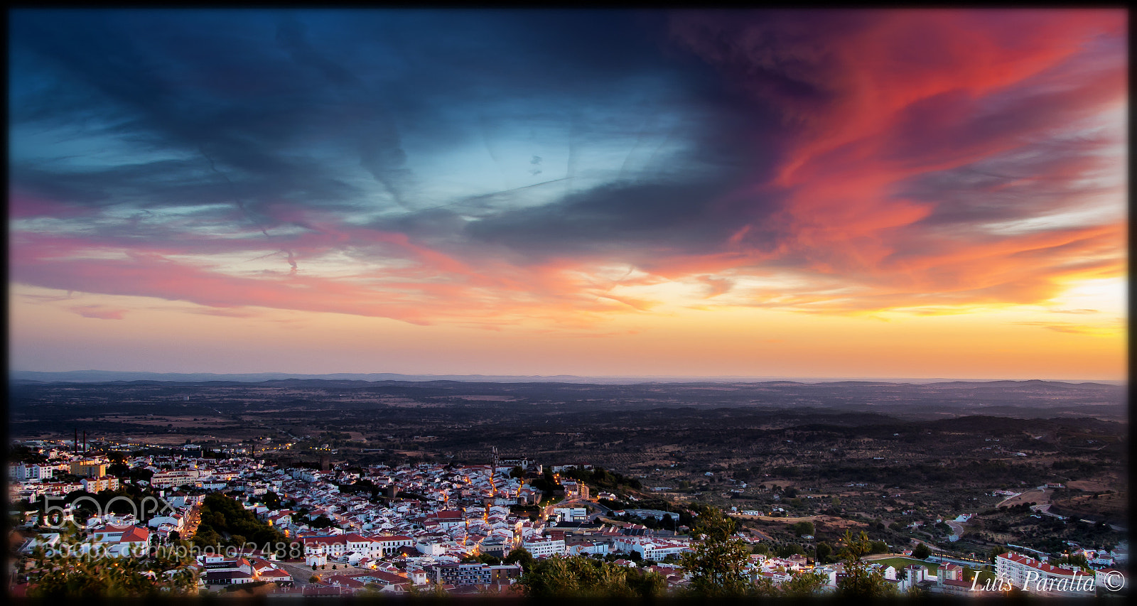 Nikon D90 sample photo. Sunset portalegre - portugal photography