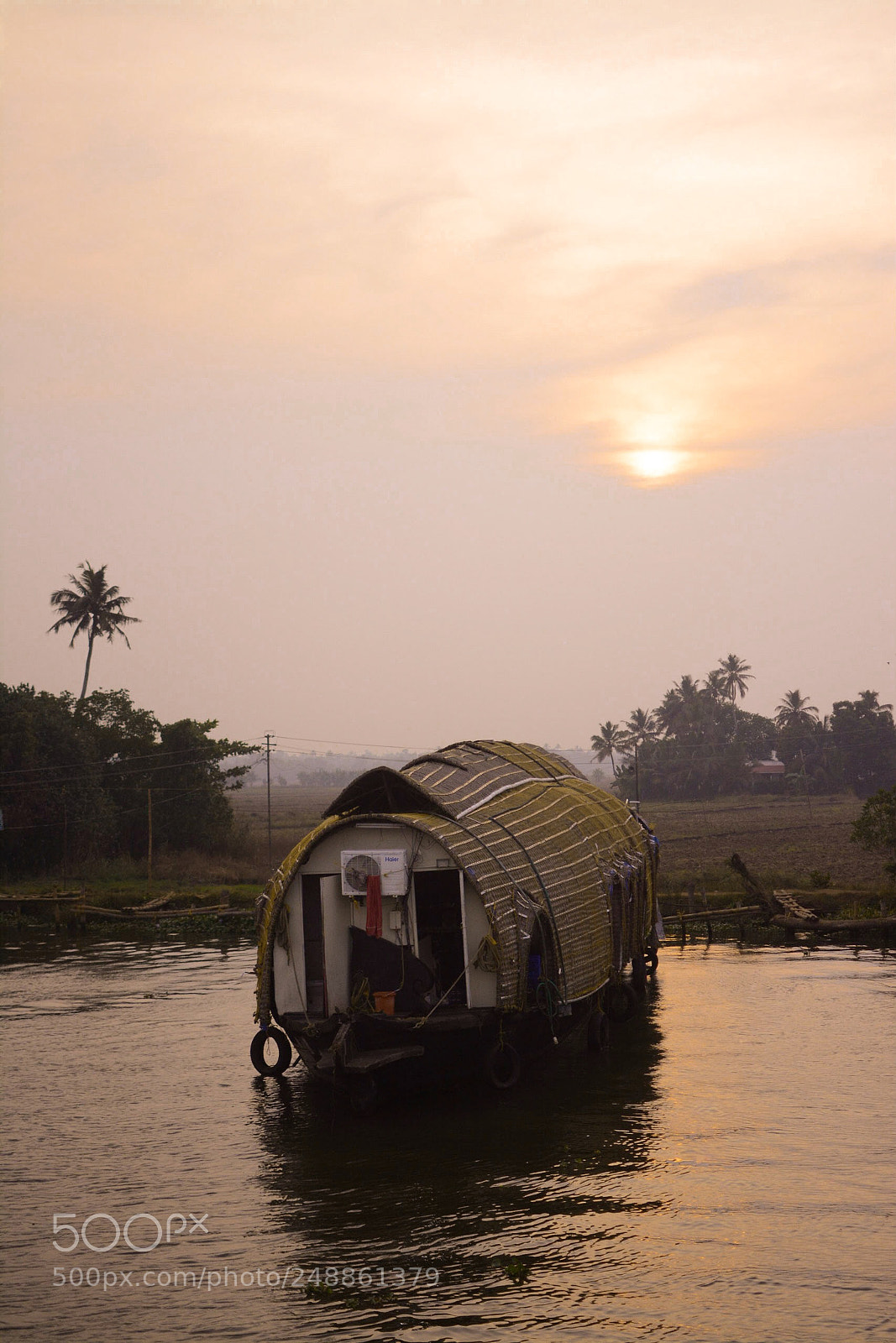 Nikon D7100 sample photo. Boat house - kerala photography