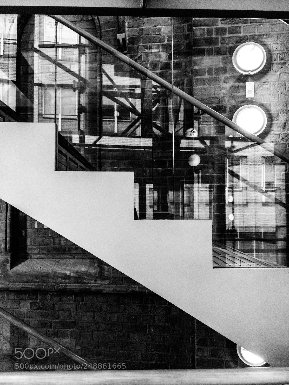 Apple iPhone 5s sample photo. Ikon stairs photography